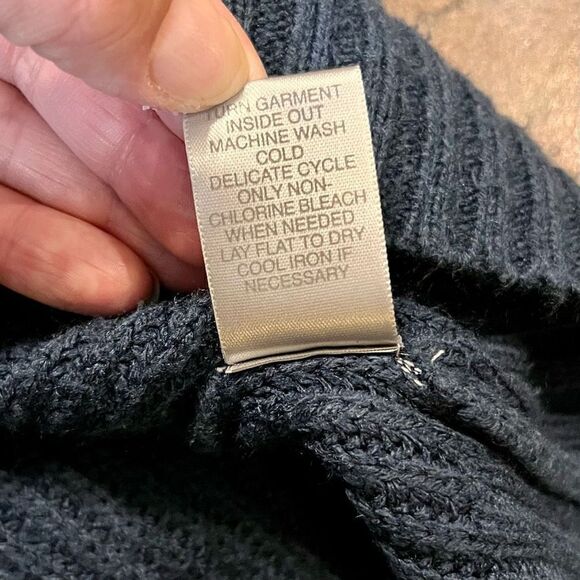 Avenue Design Sweater Collection Blue Ribbed 3/4 Sleeve 22/24 Sweater - Picture 10 of 10